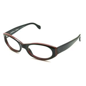 MIKLI 6076/7153 Col 2117 Small Black Red Oval Sunglasses Frame Only France